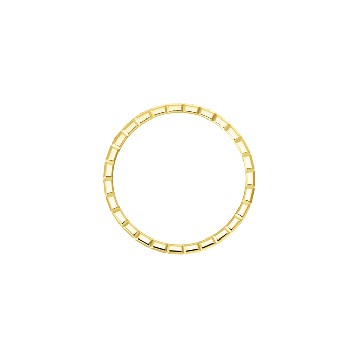ICE CUBE RING, ETHICAL YELLOW GOLD, HALF-SET DIAMONDS 827702-0259