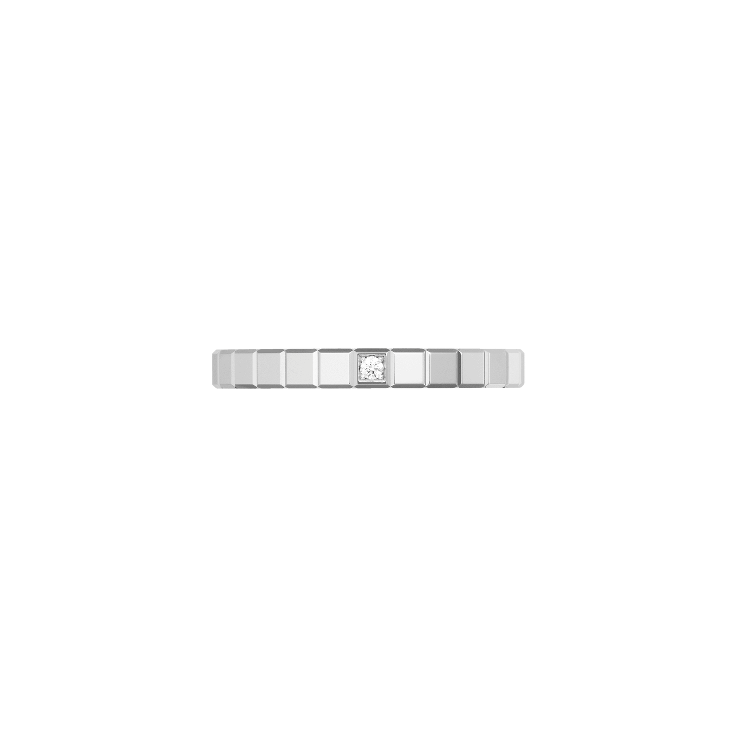ICE CUBE RING, ETHICAL WHITE GOLD, DIAMOND 827702-1229