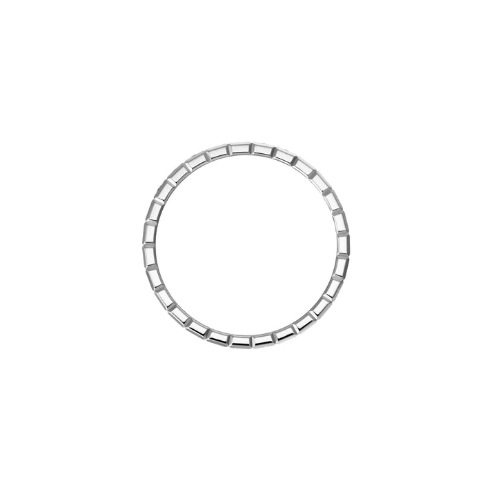 ICE CUBE RING, ETHICAL WHITE GOLD, HALF-SET DIAMONDS 827702-1259
