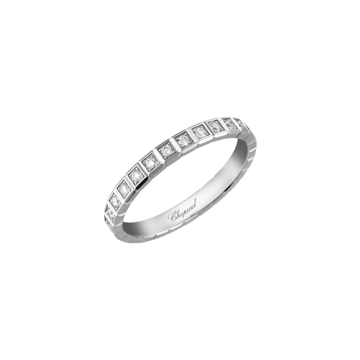 ICE CUBE RING, ETHICAL WHITE GOLD, FULL-SET DIAMONDS 827702-1289
