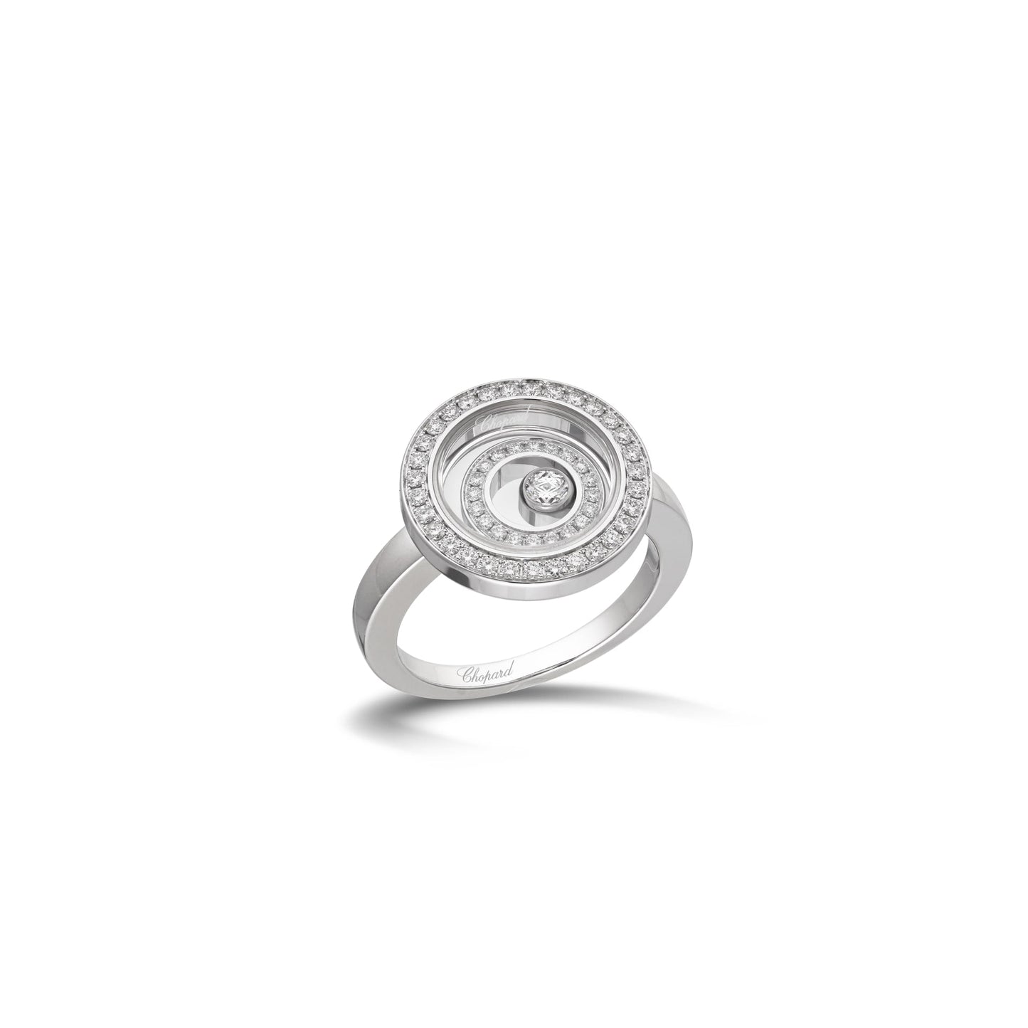 HAPPY SPIRIT RING, ETHICAL WHITE GOLD, DIAMONDS 828230-1010