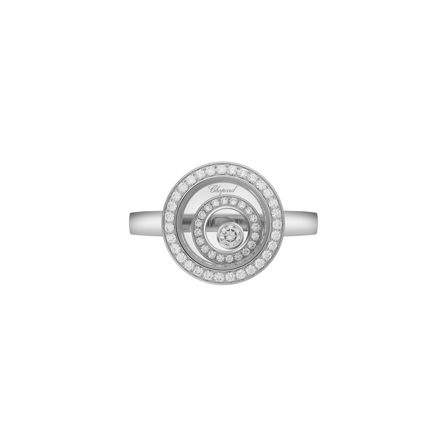 HAPPY SPIRIT RING, ETHICAL WHITE GOLD, DIAMONDS 828230-1010