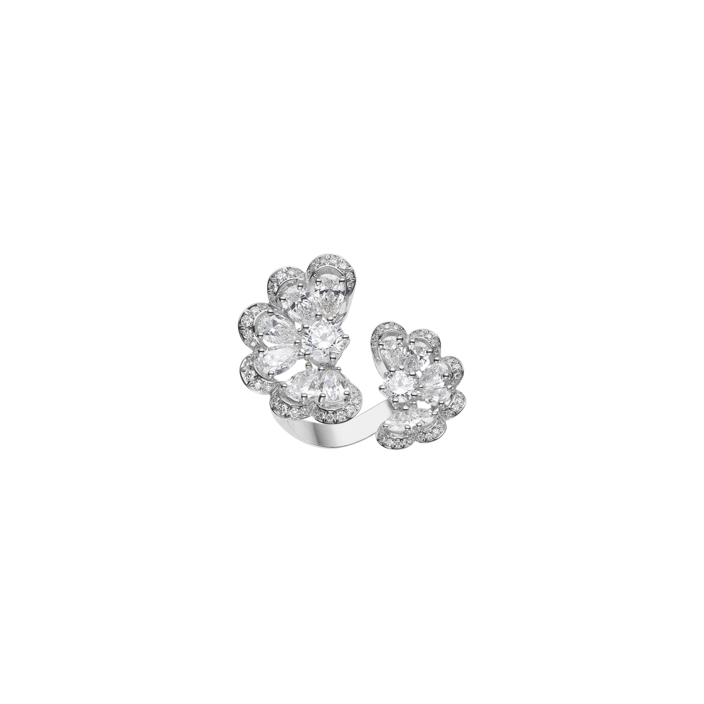 PRECIOUS LACE NUAGE RING, ETHICAL WHITE GOLD, DIAMONDS 828351-1010