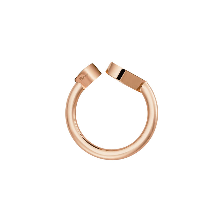 HAPPY HEARTS RING, ETHICAL ROSE GOLD, DIAMOND, BLACK TAHITIAN MOTHER-OF-PEARL 829482-5320