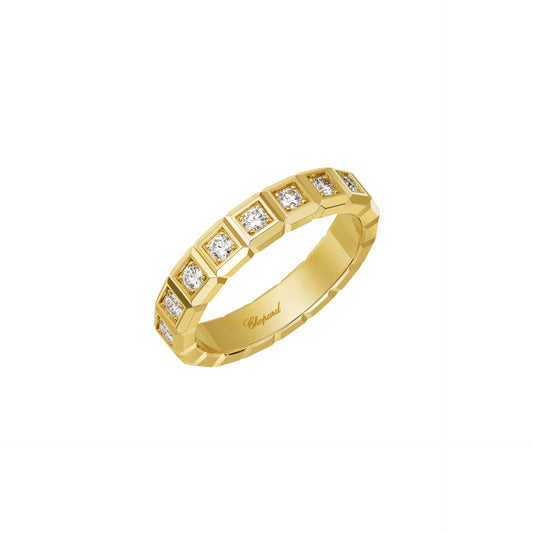 ICE CUBE RING, ETHICAL YELLOW GOLD, FULL-SET DIAMONDS 829834-0099
