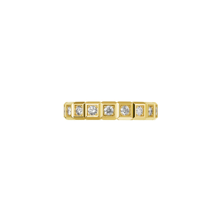 ICE CUBE RING, ETHICAL YELLOW GOLD, FULL-SET DIAMONDS 829834-0099