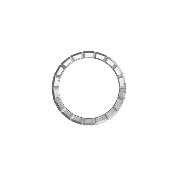 ICE CUBE RING, ETHICAL WHITE GOLD, DIAMOND 829834-1069