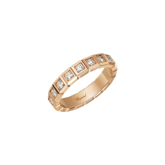 ICE CUBE RING, ETHICAL ROSE GOLD, FULL-SET DIAMONDS 829834-5099
