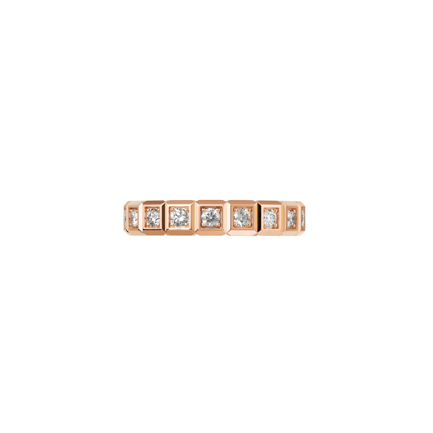 ICE CUBE RING, ETHICAL ROSE GOLD, FULL-SET DIAMONDS 829834-5099