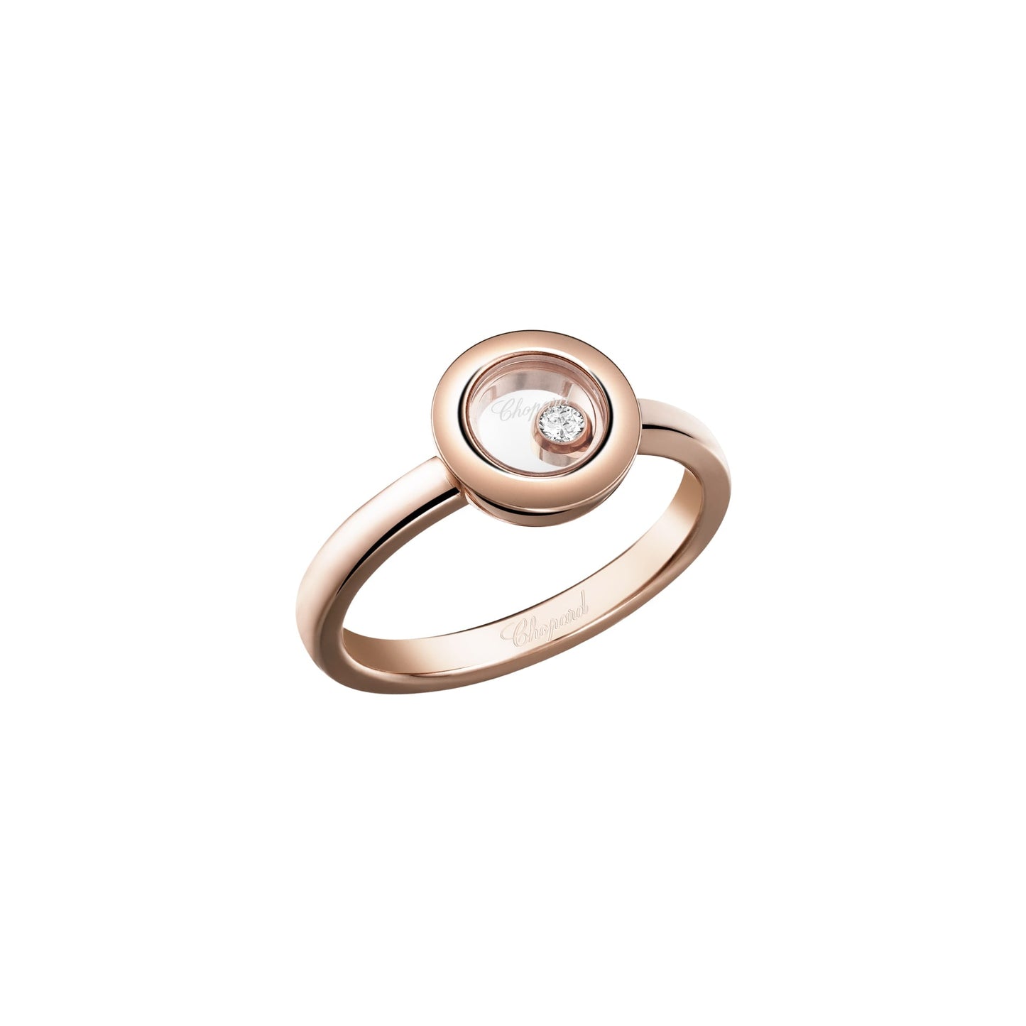 HAPPY DIAMONDS ICONS RING, ETHICAL ROSE GOLD, DIAMOND 82A017-5000