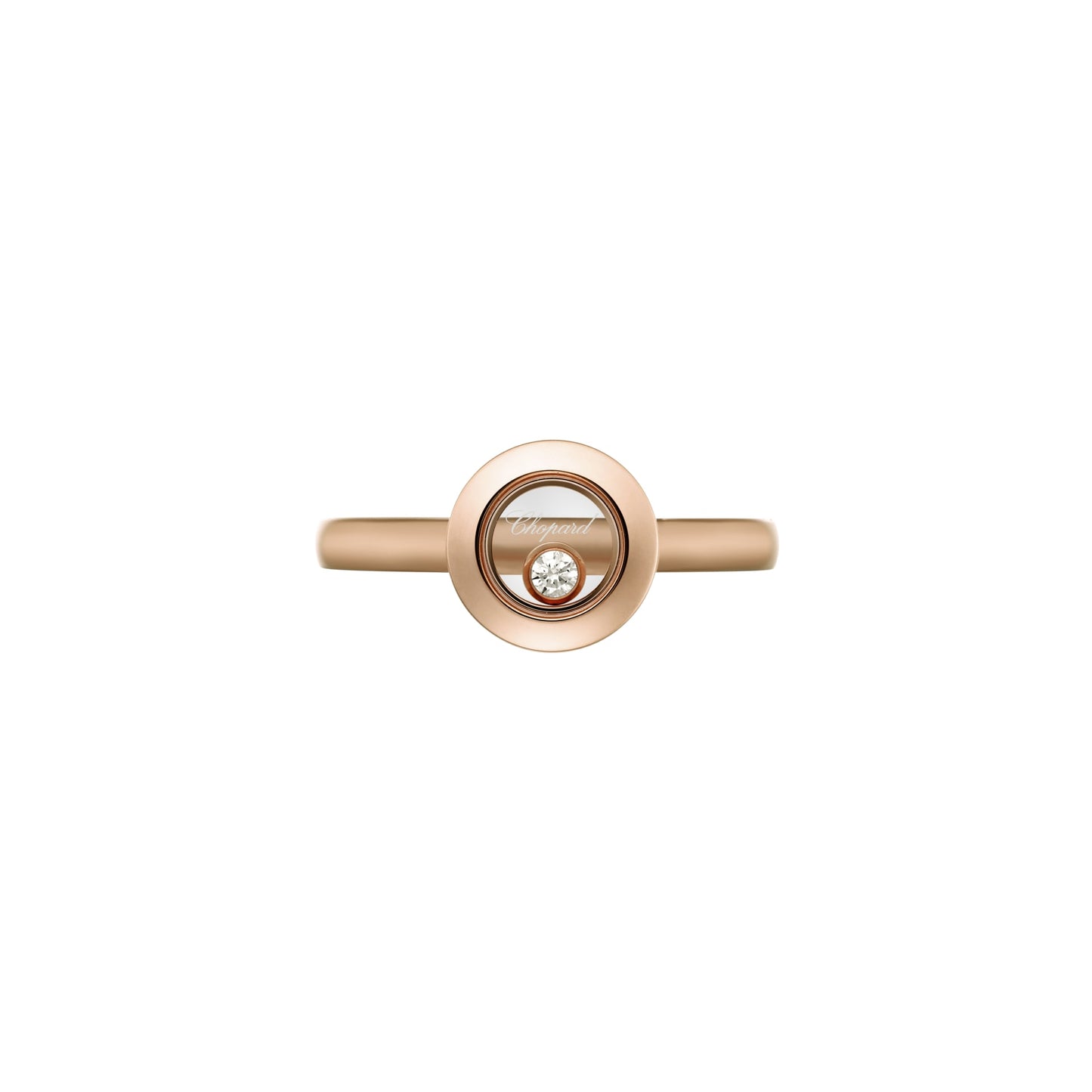 HAPPY DIAMONDS ICONS RING, ETHICAL ROSE GOLD, DIAMOND 82A017-5000