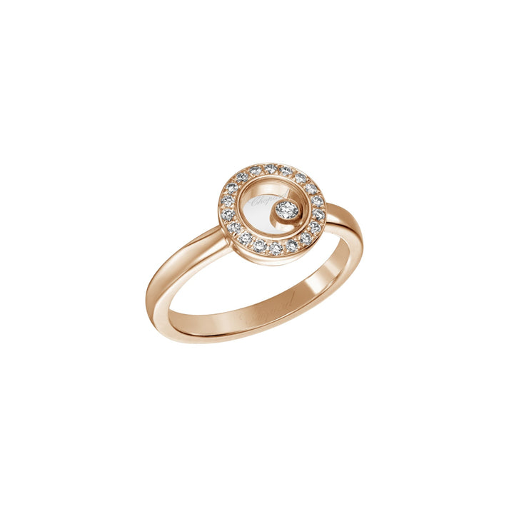 HAPPY DIAMONDS ICONS RING, ETHICAL ROSE GOLD, DIAMONDS 82A017-5200