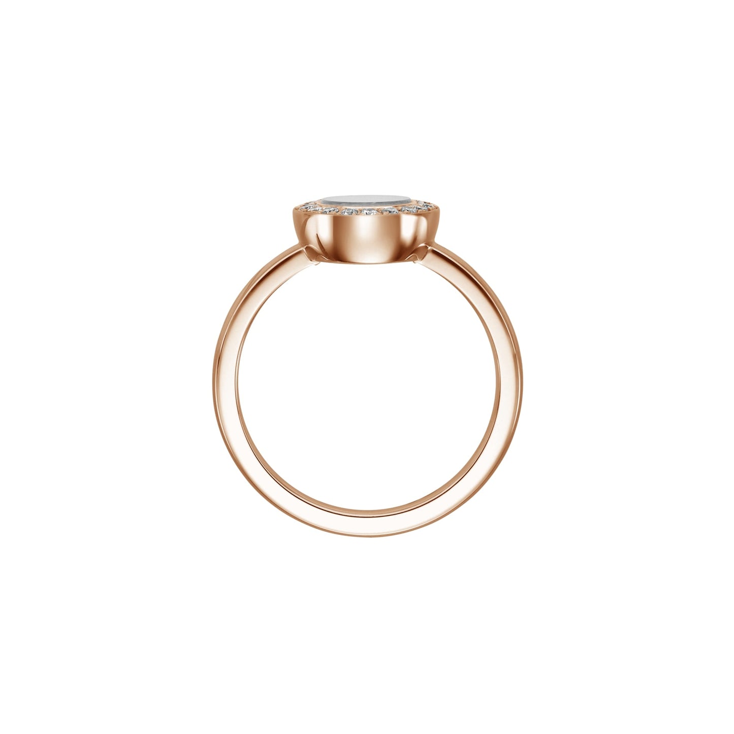 HAPPY DIAMONDS ICONS RING, ETHICAL ROSE GOLD, DIAMONDS 82A017-5200