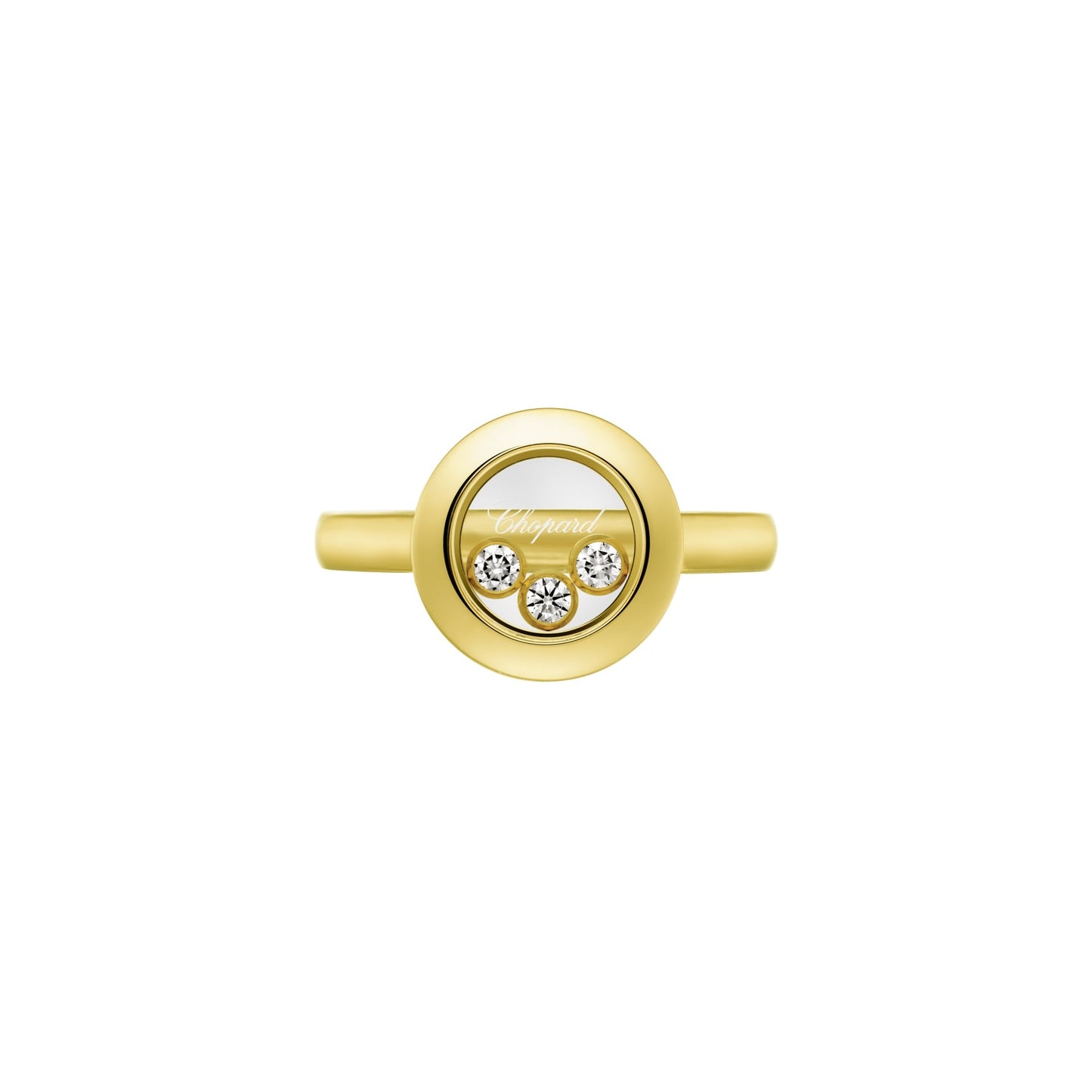 HAPPY DIAMONDS ICONS RING, ETHICAL YELLOW GOLD, DIAMONDS 82A018-0000