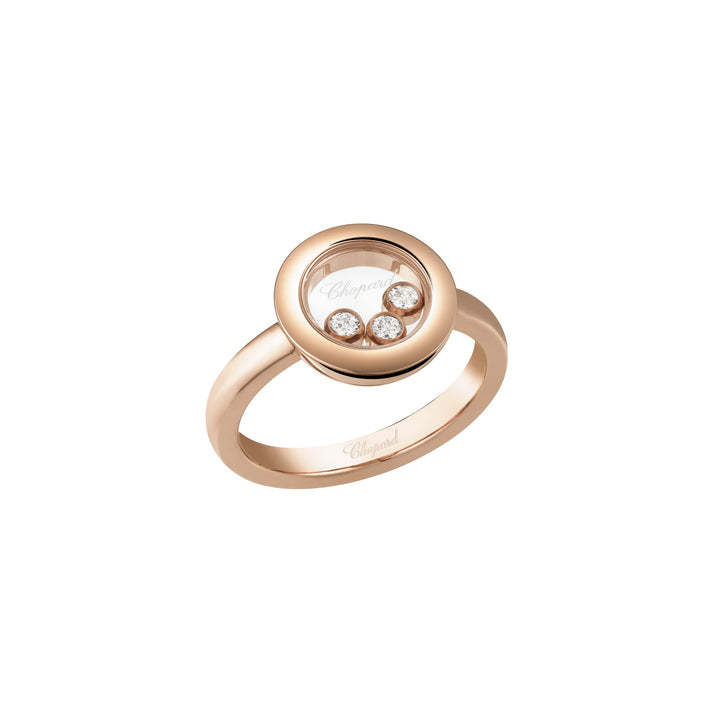 HAPPY DIAMONDS ICONS RING, ETHICAL ROSE GOLD, DIAMONDS 82A018-5000
