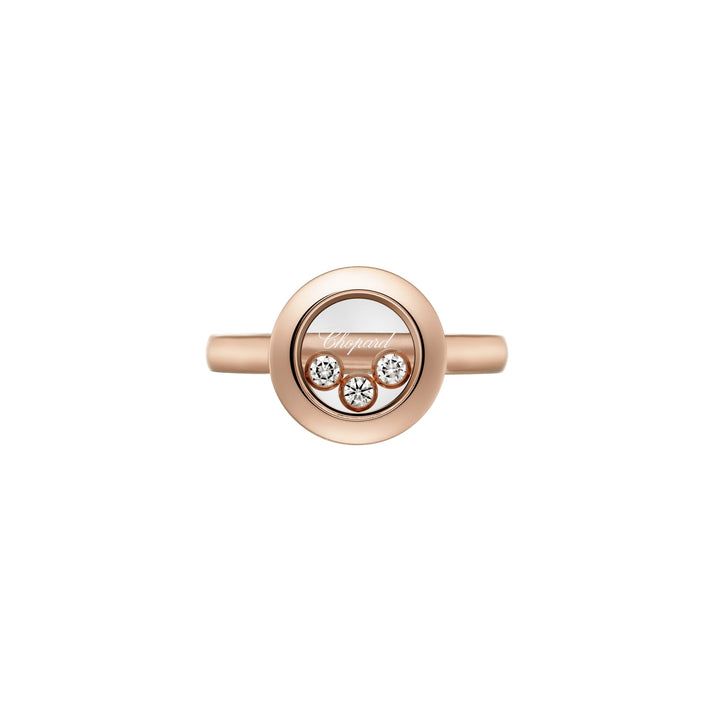 HAPPY DIAMONDS ICONS RING, ETHICAL ROSE GOLD, DIAMONDS 82A018-5000