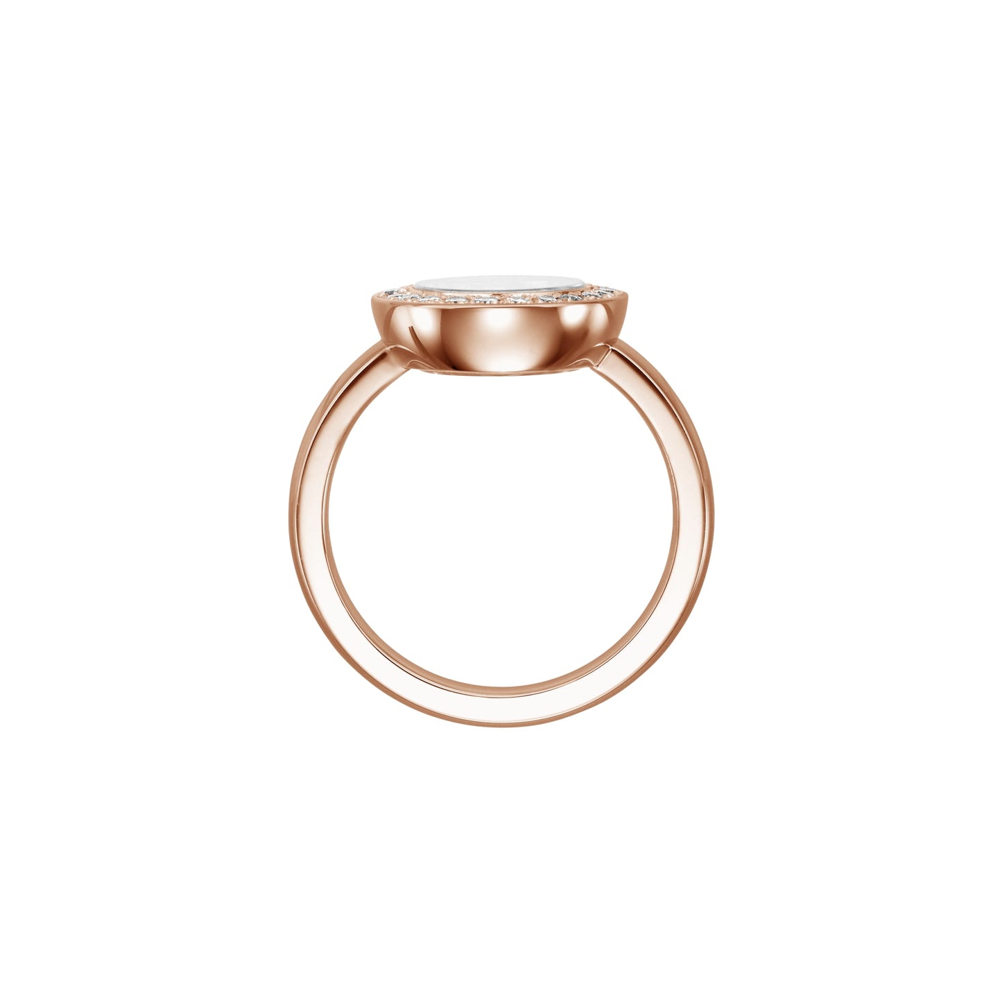HAPPY DIAMONDS ICONS RING, ETHICAL ROSE GOLD, DIAMONDS 82A018-5200