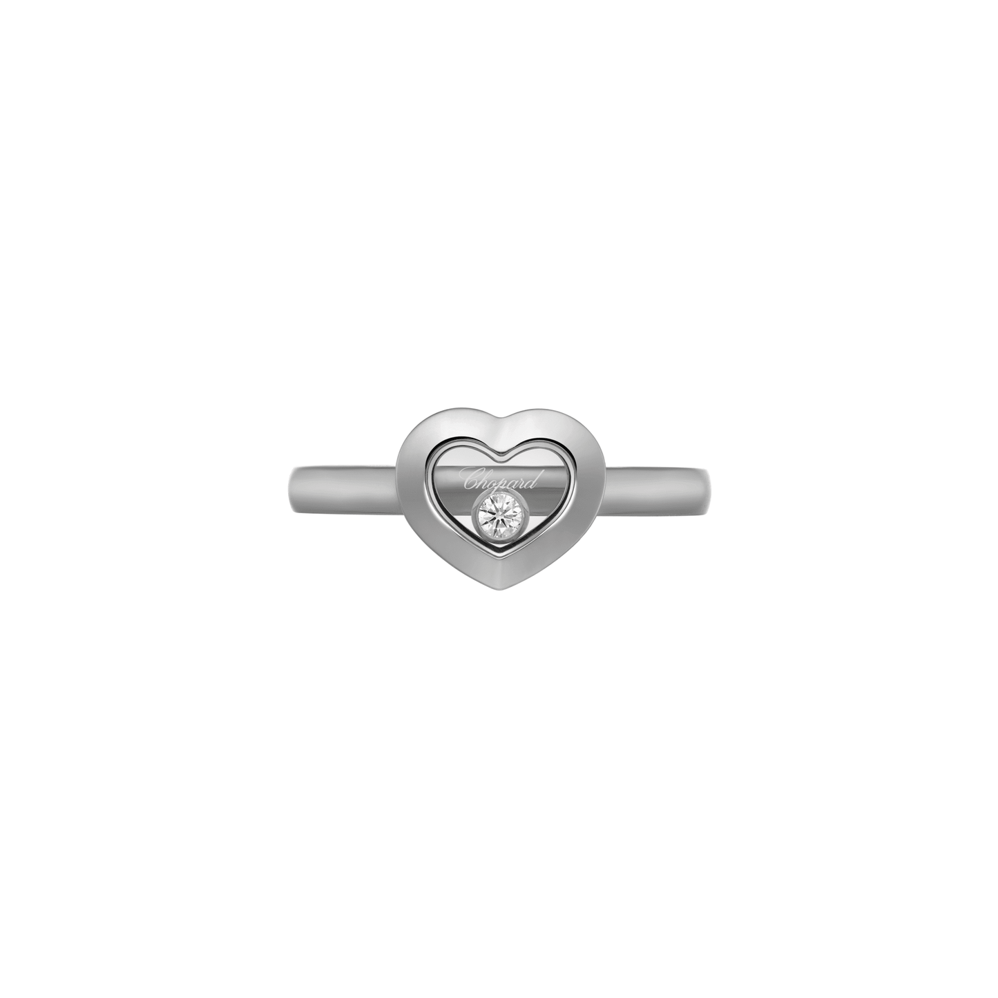 HAPPY DIAMONDS ICONS RING, ETHICAL WHITE GOLD, DIAMOND 82A054-1000