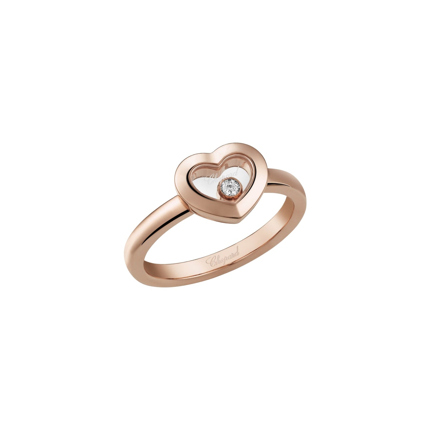 HAPPY DIAMONDS ICONS RING, ETHICAL ROSE GOLD, DIAMOND 82A054-5000