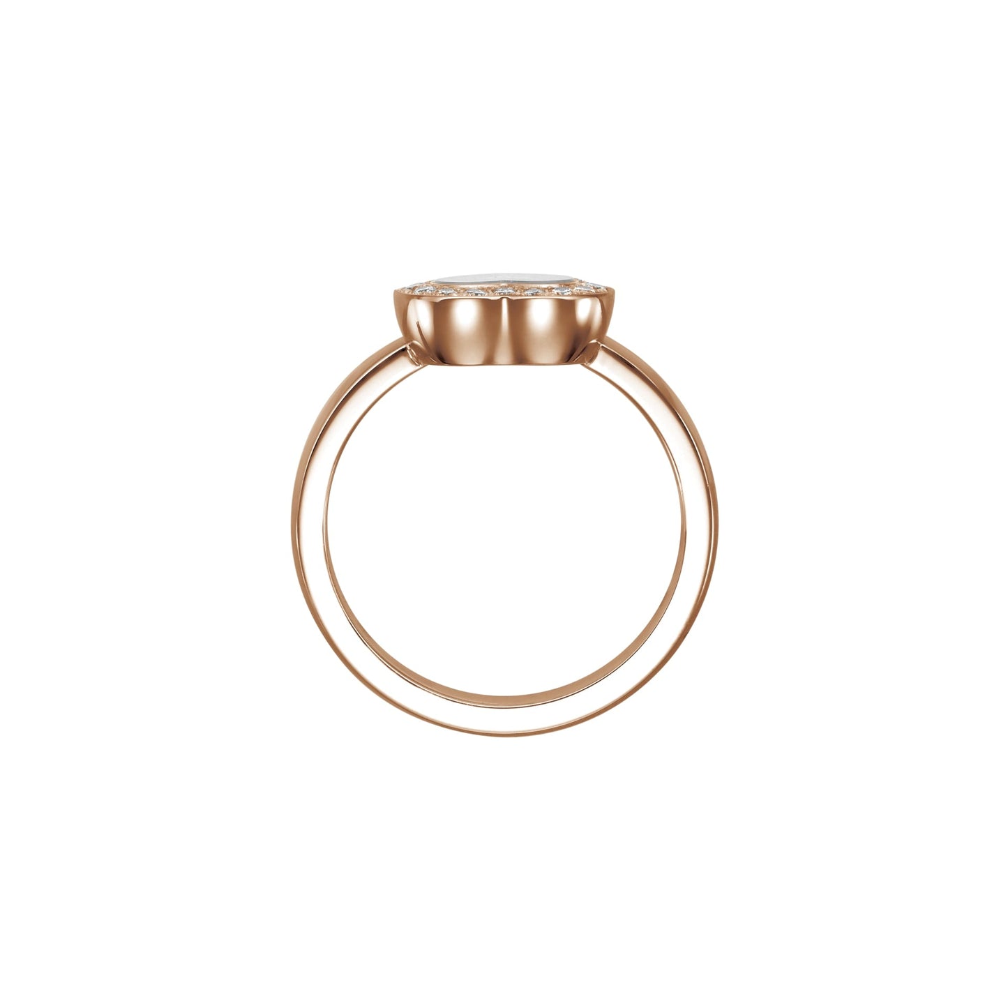HAPPY DIAMONDS ICONS RING, ETHICAL ROSE GOLD, DIAMONDS 82A054-5200