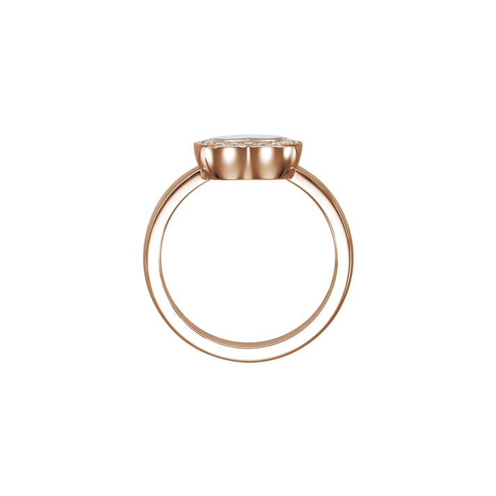 HAPPY DIAMONDS ICONS RING, ETHICAL ROSE GOLD, DIAMONDS 82A054-5200
