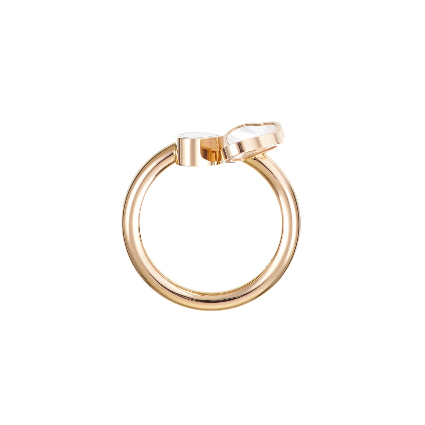 HAPPY HEARTS WINGS RING, ETHICAL ROSE GOLD, DIAMOND, MOTHER-OF-PEARL 82A083-5300