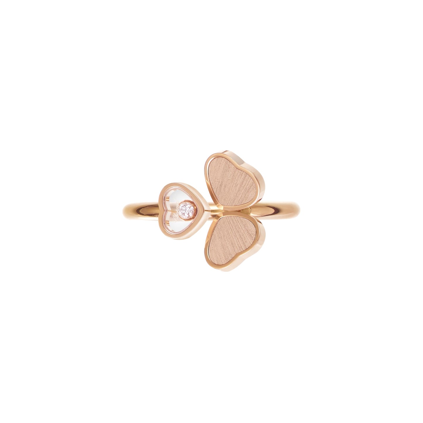 HAPPY HEARTS WINGS RING, ETHICAL ROSE GOLD, DIAMOND 82A083-5700