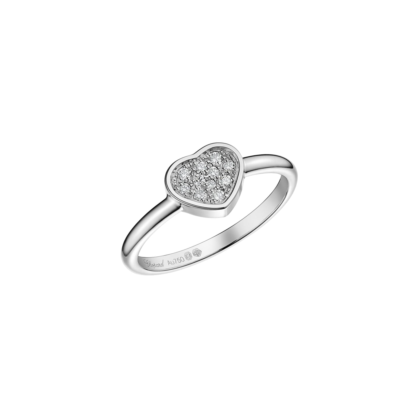 MY HAPPY HEARTS RING, ETHICAL WHITE GOLD, DIAMONDS 82A086-1900