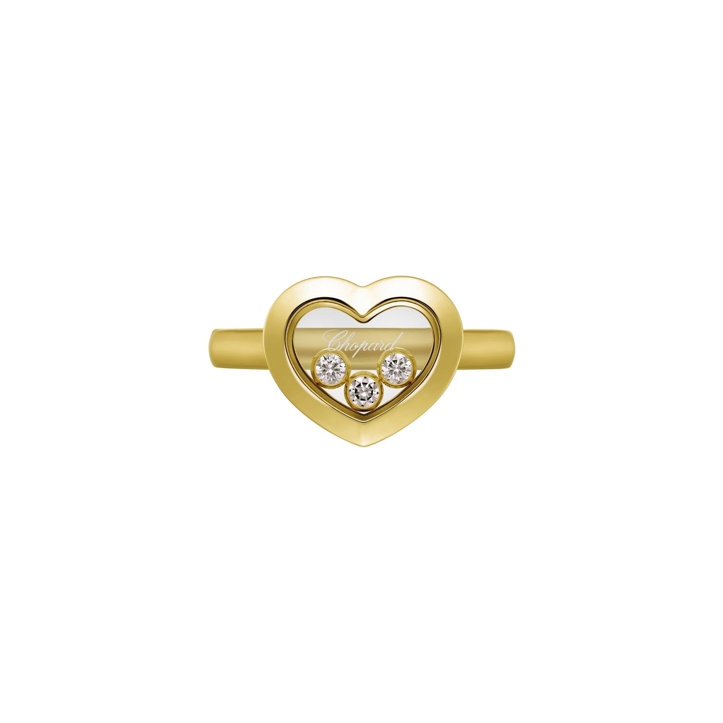 HAPPY DIAMONDS ICONS RING, ETHICAL YELLOW GOLD, DIAMONDS 82A611-0000