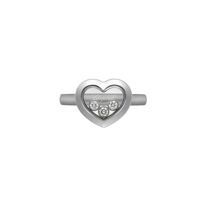 HAPPY DIAMONDS ICONS RING, ETHICAL WHITE GOLD, DIAMONDS 82A611-1000