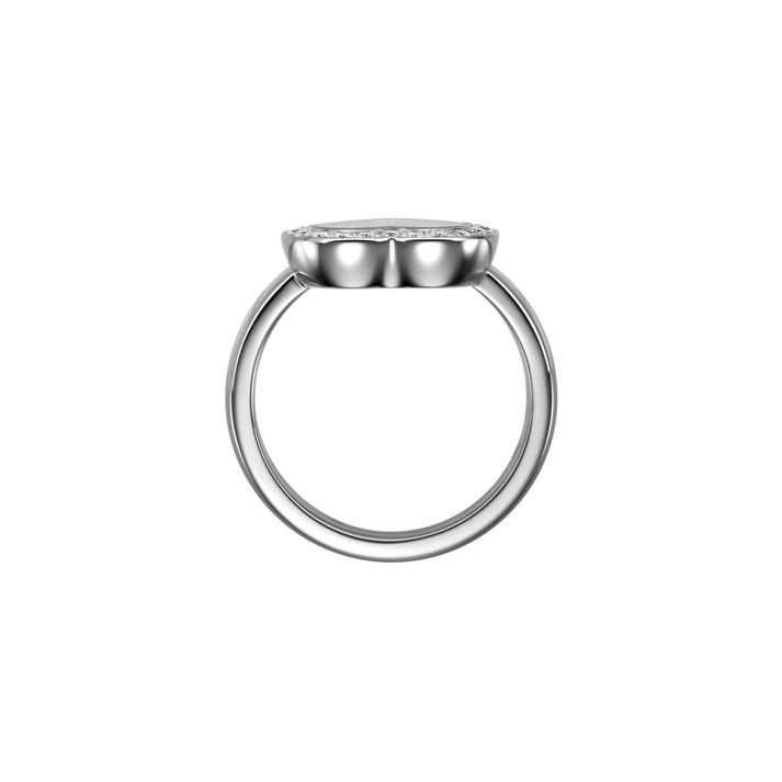 HAPPY DIAMONDS ICONS RING, ETHICAL WHITE GOLD, DIAMONDS 82A611-1200