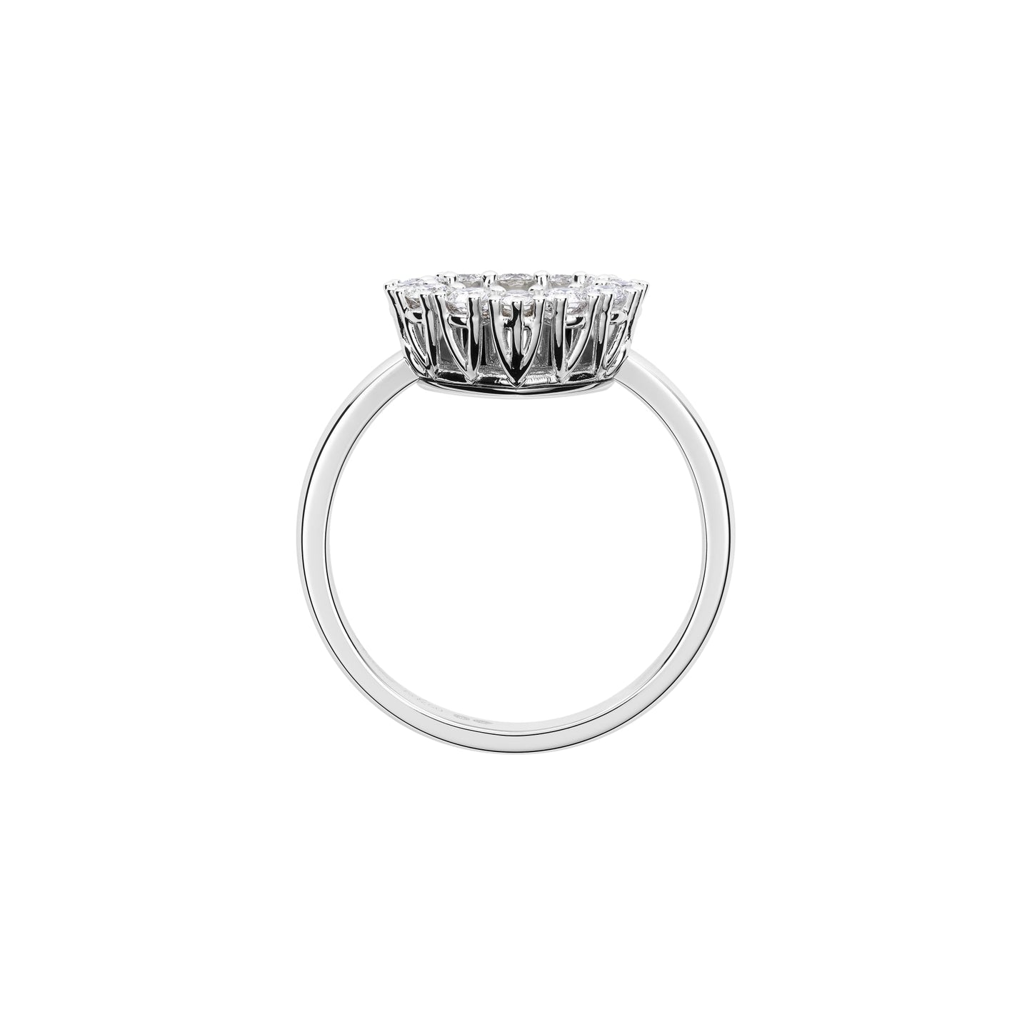HAPPY DIAMONDS ICONS JOAILLERIE RING, ETHICAL WHITE GOLD, DIAMONDS 82A616-1000