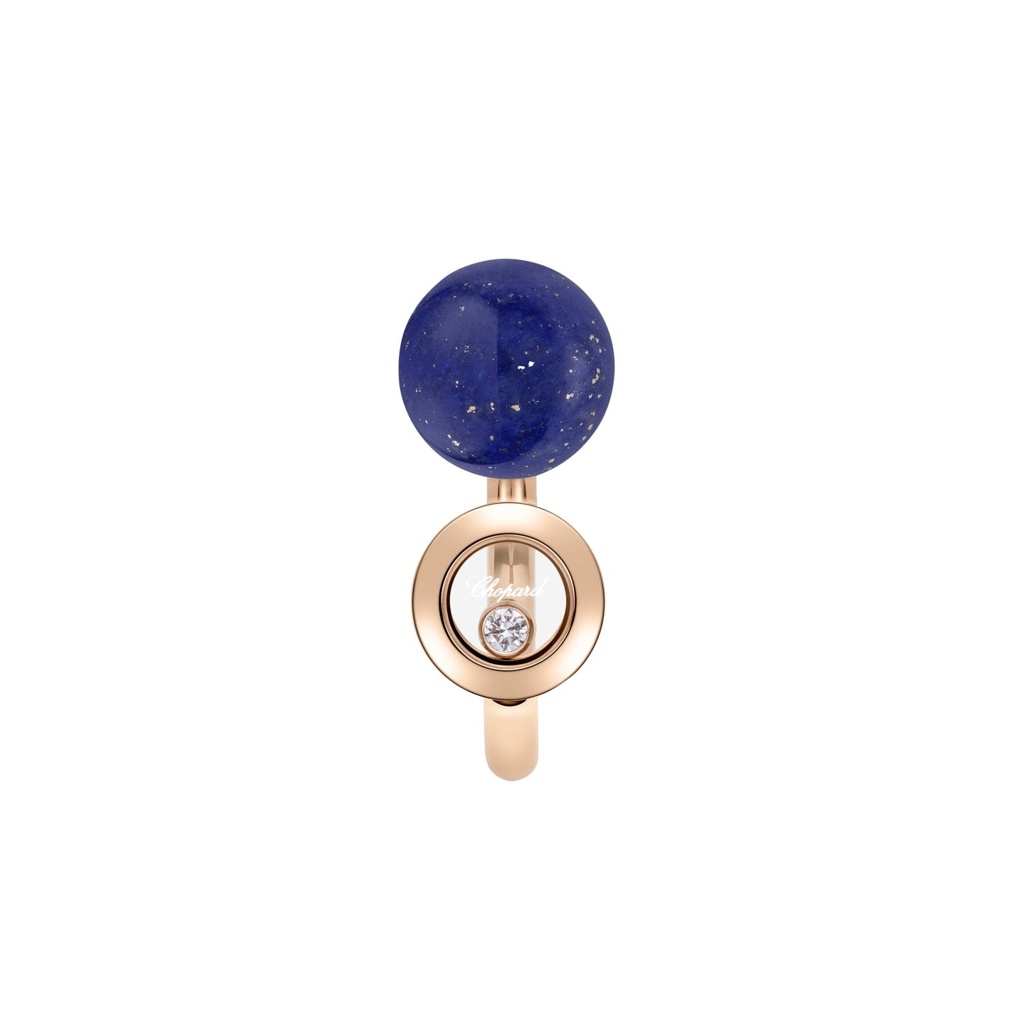 HAPPY DIAMONDS PLANET RING, ETHICAL ROSE GOLD, DIAMONDS, LAPIS LAZULI 82A619-5500