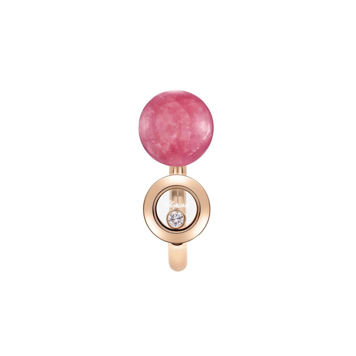 HAPPY DIAMONDS PLANET RING, ETHICAL ROSE GOLD, DIAMONDS, RHODOCHROSITE 82A619-5700