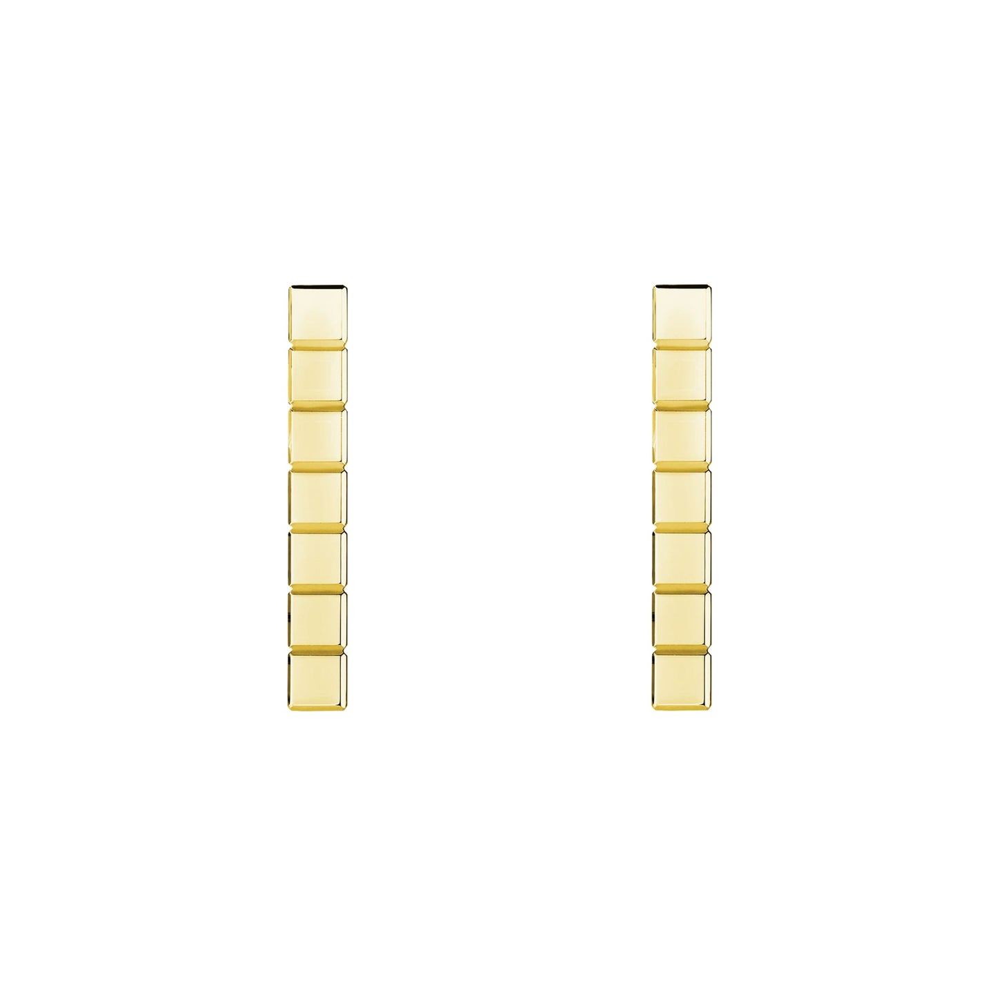 ICE CUBE EARRINGS, ETHICAL YELLOW GOLD 837702-0001
