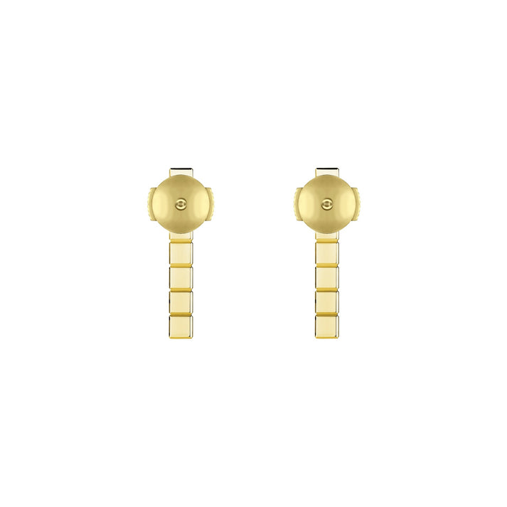 ICE CUBE EARRINGS, ETHICAL YELLOW GOLD 837702-0001