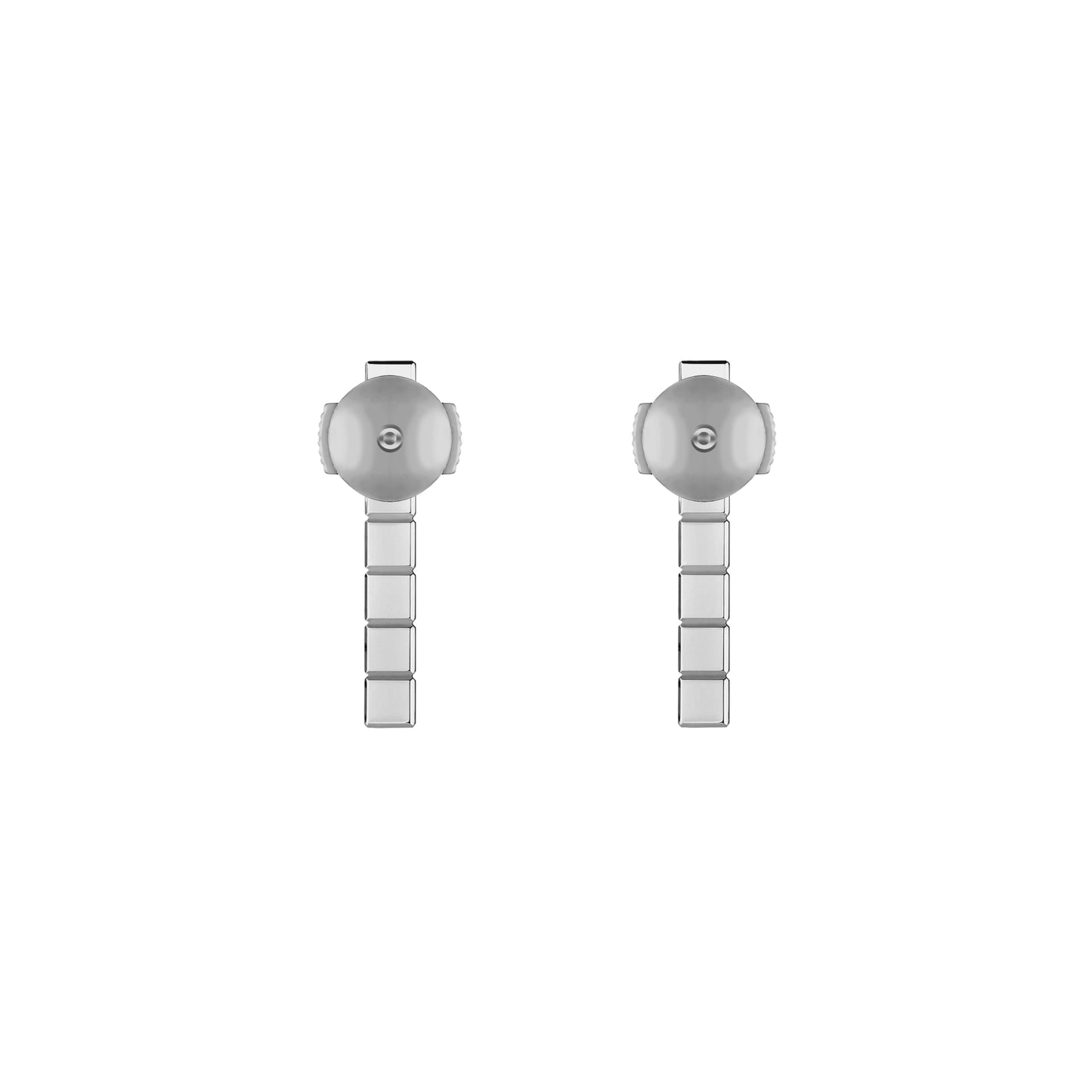 ICE CUBE EARRINGS, ETHICAL WHITE GOLD 837702-1001
