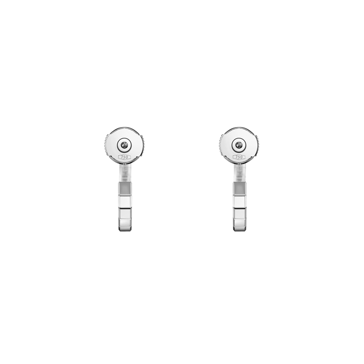 ICE CUBE EARRINGS, ETHICAL WHITE GOLD 837702-1006