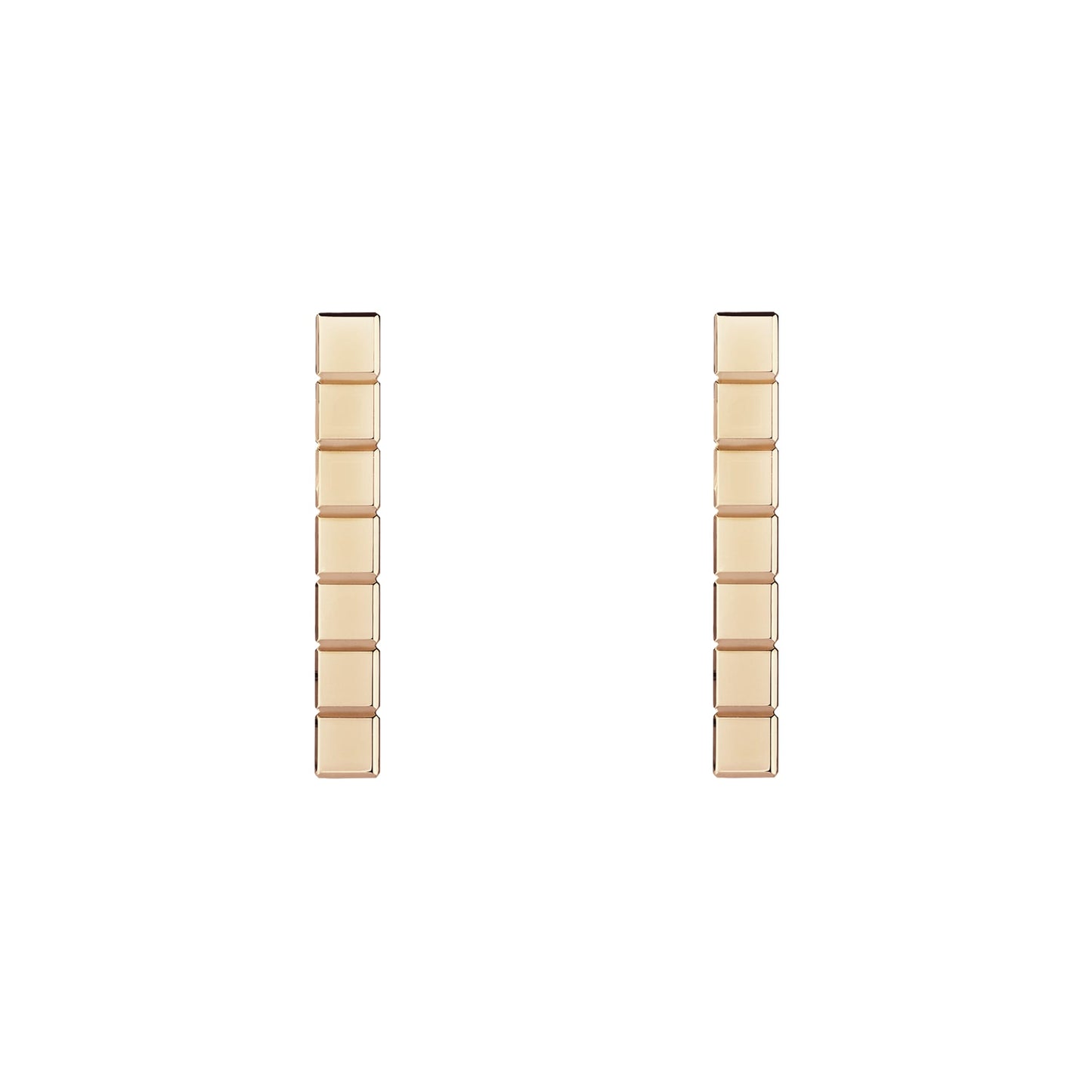 ICE CUBE EARRINGS, ETHICAL ROSE GOLD 837702-5001