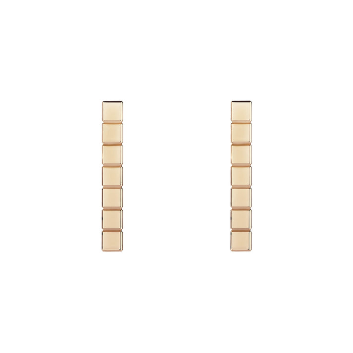 ICE CUBE EARRINGS, ETHICAL ROSE GOLD 837702-5001