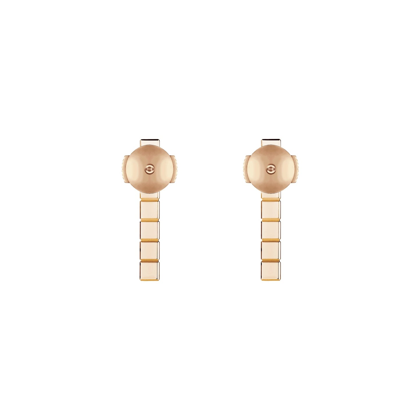 ICE CUBE EARRINGS, ETHICAL ROSE GOLD 837702-5001