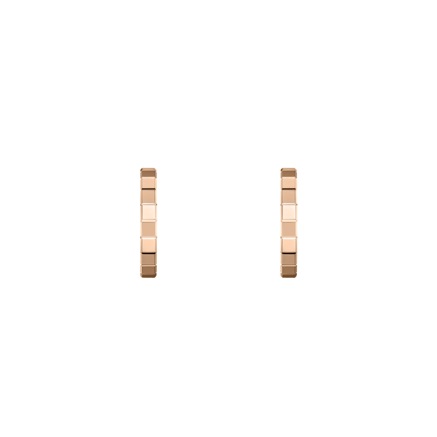 ICE CUBE EARRINGS, ETHICAL ROSE GOLD 837702-5006