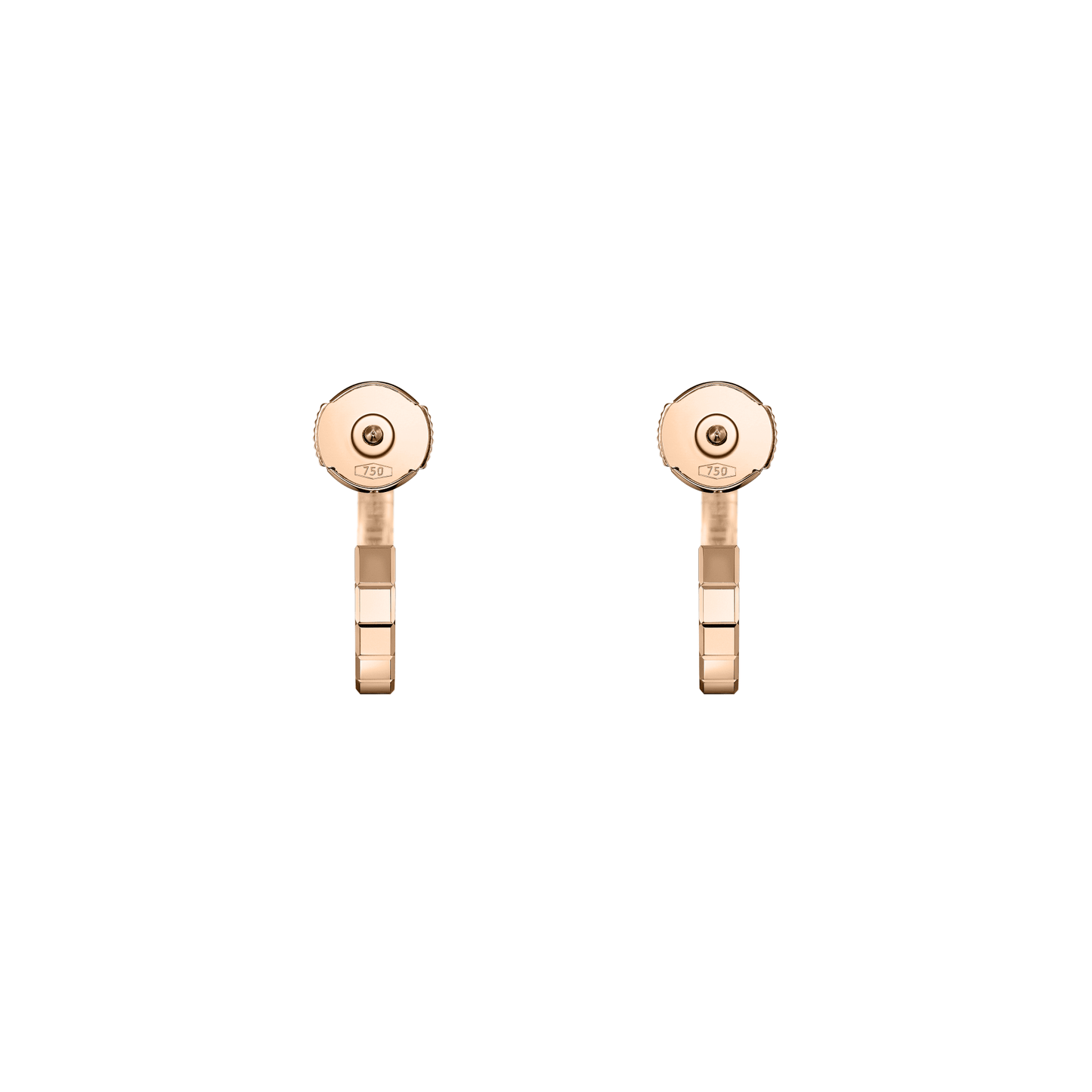 ICE CUBE EARRINGS, ETHICAL ROSE GOLD 837702-5006