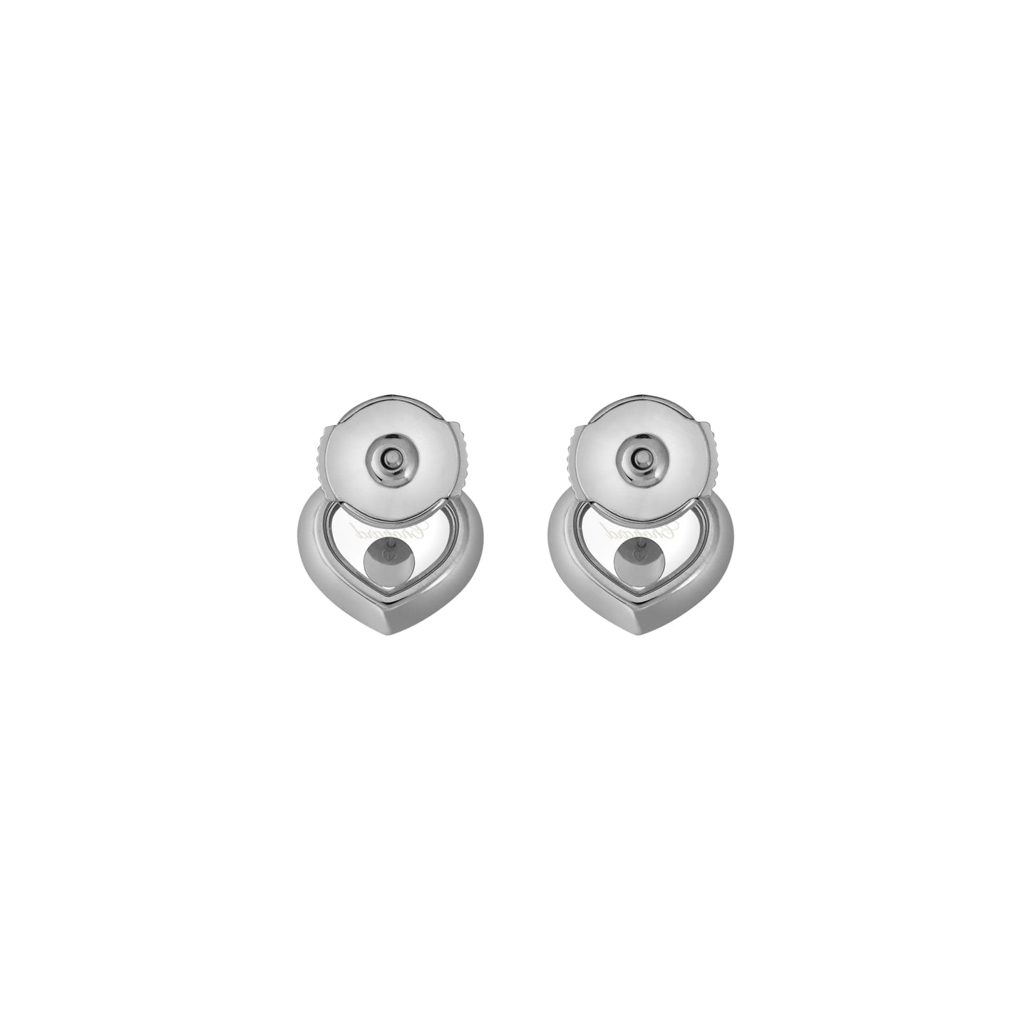HAPPY DIAMONDS ICONS EARRINGS, ETHICAL WHITE GOLD, DIAMONDS 83A054-1001