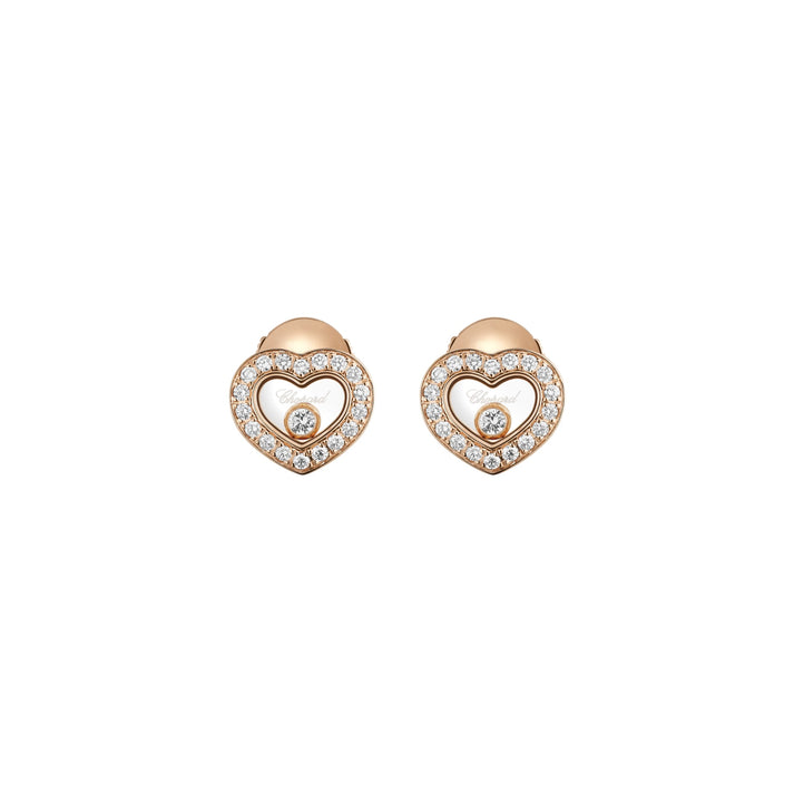 HAPPY DIAMONDS ICONS EARRINGS, ETHICAL ROSE GOLD, DIAMONDS 83A054-5201