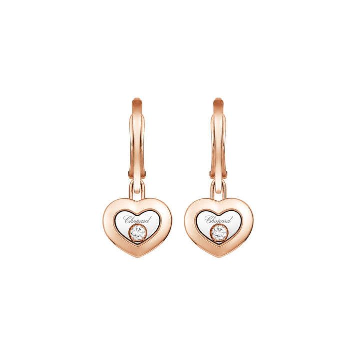 HAPPY DIAMONDS ICONS EARRINGS, ETHICAL ROSE GOLD, DIAMONDS 83A054-5301