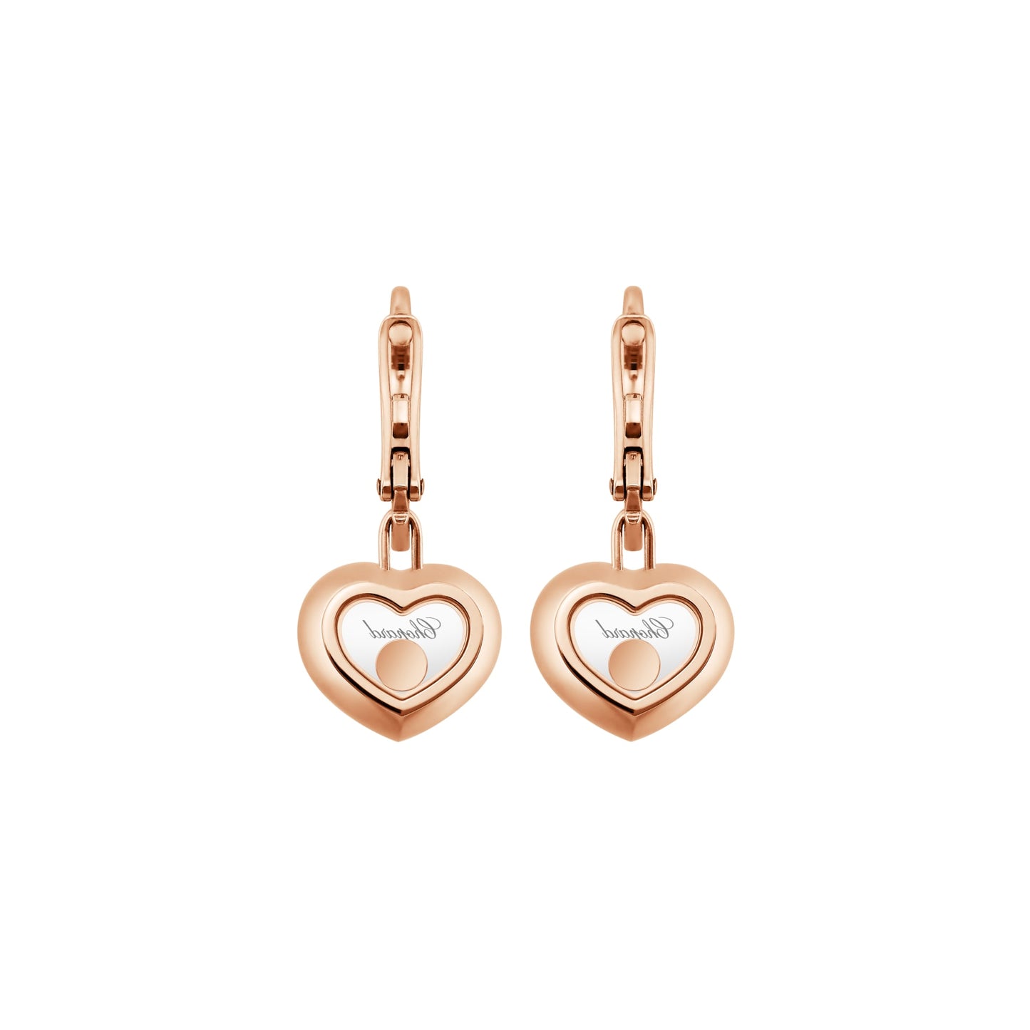 HAPPY DIAMONDS ICONS EARRINGS, ETHICAL ROSE GOLD, DIAMONDS 83A054-5301