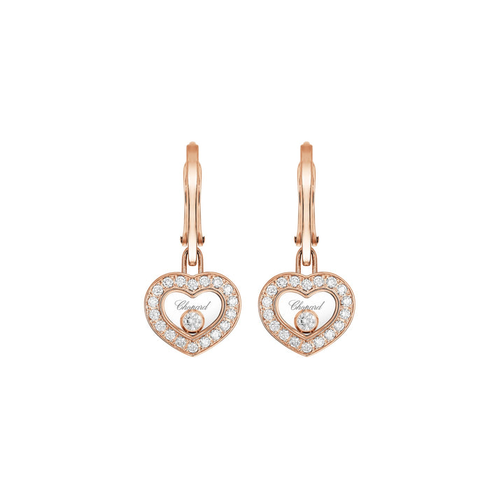 HAPPY DIAMONDS ICONS EARRINGS, ETHICAL ROSE GOLD, DIAMONDS 83A054-5401