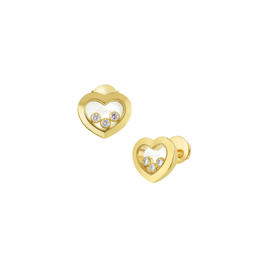 HAPPY DIAMONDS ICONS EARRINGS, ETHICAL YELLOW GOLD, DIAMONDS 83A611-0001