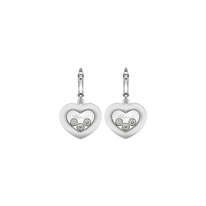 HAPPY DIAMONDS ICONS EARRINGS, ETHICAL WHITE GOLD, DIAMONDS 83A611-1301